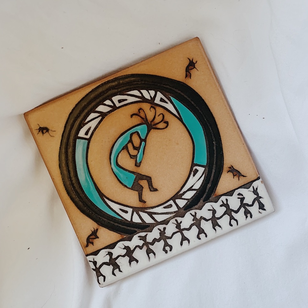 Kokopelli Southwestern Trivet